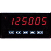 PAXC – מונה/בקר כפול לפולסים, להתקנה על פנל.