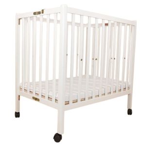 עריסה 2 גבהים מתקפלת לתינוק מעץ 