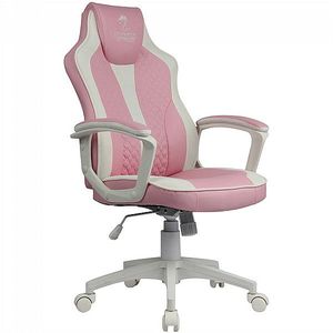כיסא גיימינג דרגון Dragon Gaming Premium Chair pink on White
