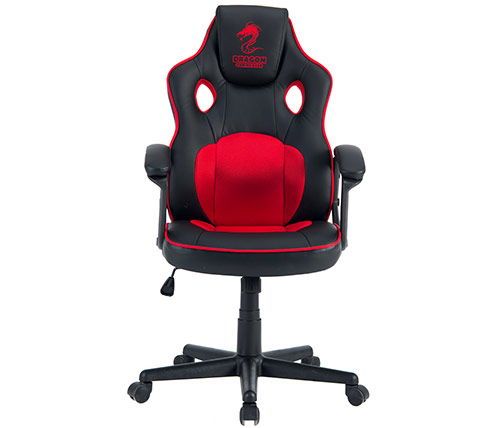 כיסא גיימינג Dragon Gaming Red on Black