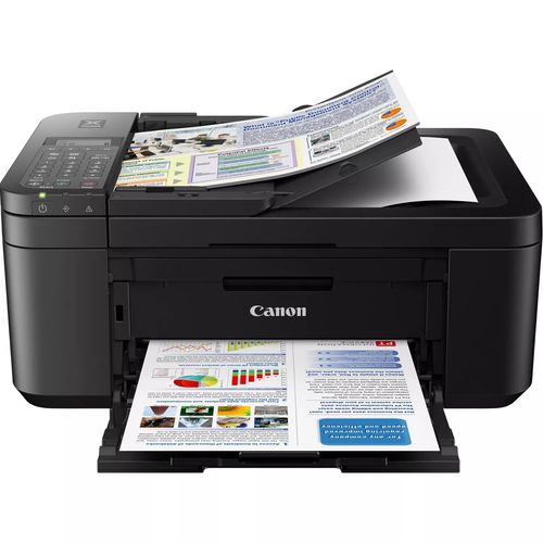 מדפסת קאנון אלחוטית צבעונית משולבת פקס Canon Pixma TR46 AIO 4in1 Black
