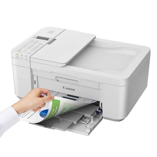 מדפסת קאנון אלחוטית צבעונית משולבת פקס Canon Pixma TR46 AIO 4in1 White