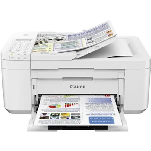 מדפסת קאנון אלחוטית צבעונית משולבת פקס Canon Pixma TR46 AIO 4in1 White