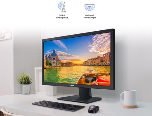 מסך מחשב סמסונג 24 אינץ' Samsung 24 5ms FHD HDMI VGA black