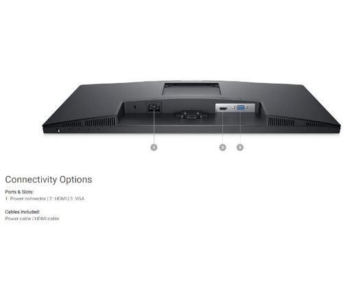 מסך מחשב דל 24 אינץ' Dell SE24 23.8 FHD 5MS HDMI VGA FreeSync™ Monitor