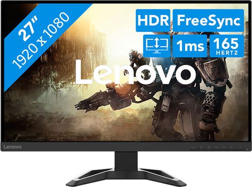 מסך מחשב גיימינג לנובו 27 אינץ' Gaming QHD G27 HDMI DP 165HZ FreeSync