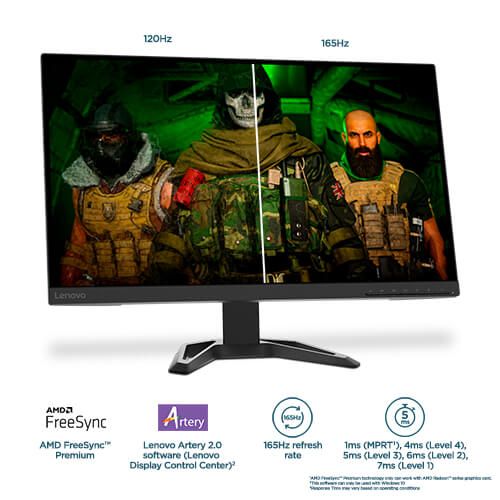 מסך מחשב גיימינג לנובו 27 אינץ' Gaming QHD G27 HDMI DP 165HZ FreeSync