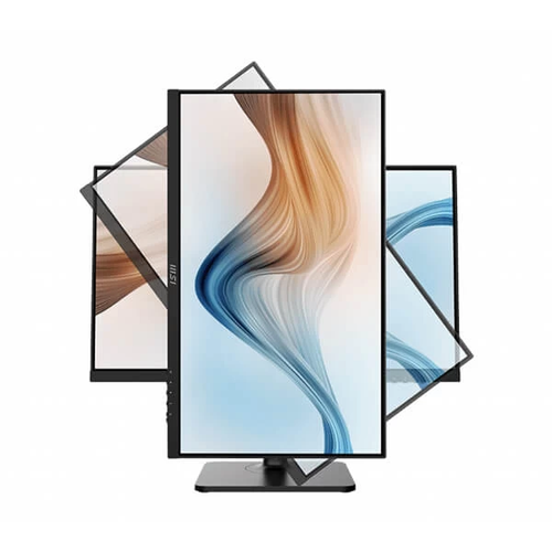 מסך מחשב 24 אינץ' עם רמקולים מובנים MSI MD24 IPS FHD 5MS HDMI USB C Monitor White