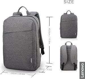 תיק גב למחשב נייד אפור Lenovo 15.6 Laptop Backpack Grey