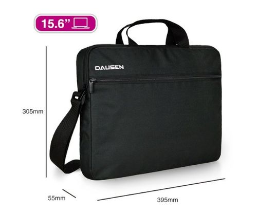 תיק צד למחשב נייד Dausen Traveller 15.6 Laptop Bag Black