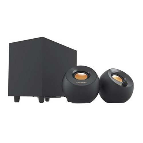 רמקולים מקצועיים למחשב קריאייטיב Creative Pebble Pro Sub 2.1 USB Auto Black