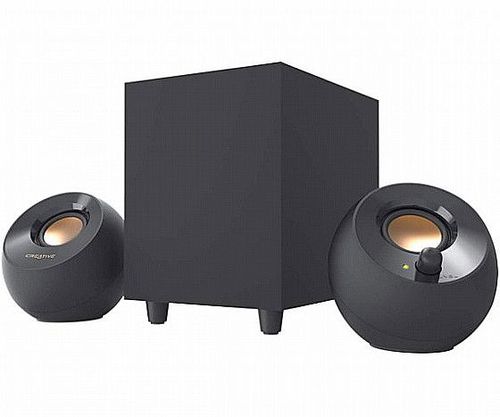 רמקולים מקצועיים למחשב קריאייטיב Creative Pebble Pro Sub 2.1 USB Auto Black