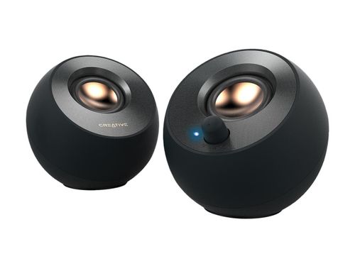 רמקולים מקצועיים למחשב קריאייטיב Creative Pebble 2.0 USB Auto Black