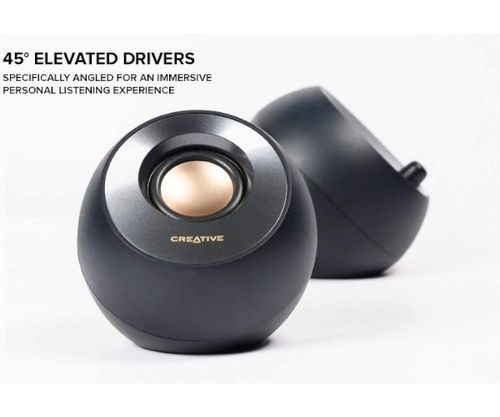 רמקולים מקצועיים למחשב קריאייטיב Creative Pebble 2.0 USB Auto Black