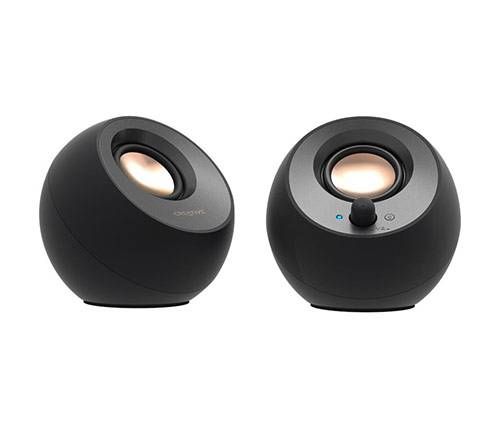 רמקולים מקצועיים למחשב קריאייטיב Creative Pebble 2.0 USB Auto Black