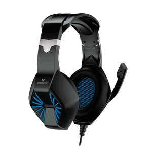 אוזניות גיימינג כחולות SparkFox A1 Pro Gaming+Mic Blue