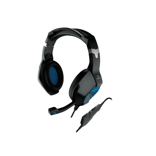 אוזניות גיימינג כחולות SparkFox A1 Pro Gaming+Mic Blue