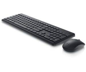 סט מקלדת ועכבר אופטי אלחוטי דל Dell Wireless set Keyboard Mouse Black