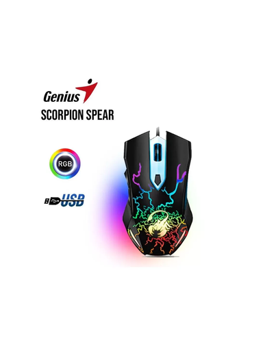 עכבר אופטי גיימינג ט'אנדר סקורפיון Genius Thunder Optical Mouse 6D