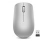 עכבר אופטי אלחוטי לנובו פלטינום Lenovo Optical Wireless Mouse Platinum Grey