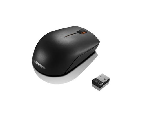עכבר אופטי אלחוטי לנובו שחור Lenovo Wireless Compact Mouse Black