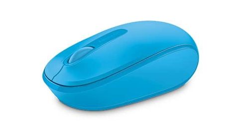 עכבר אופטי אלחוטי מיקרוסופט תכלת Microsoft Wireless Optical Mouse Light Blue