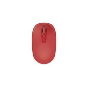 עכבר אופטי אלחוטי מיקרוסופט אדום Microsoft Wireless Optical Mouse RED