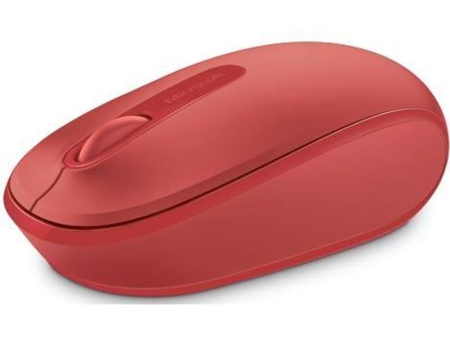 עכבר אופטי אלחוטי מיקרוסופט אדום Microsoft Wireless Optical Mouse RED
