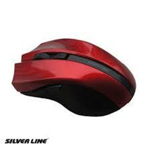עכבר אופטי אלחוטי Silver Line Pro Optical Wireless Red