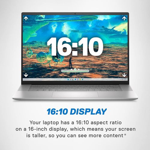 מחשב נייד מגע ‎Dell Inspiron Premium 15 Touch I7-1360P 16GB 1TB RTX2050 Silver