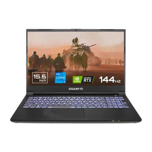 מחשב נייד GIGABYTE G5 Gaming i5-12500H 16GB 512SSD Gen4 RTX3050 144Hz