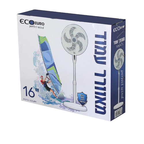 מאוורר עמוד 16 אינץ' Eco Euro HAFA16XWW