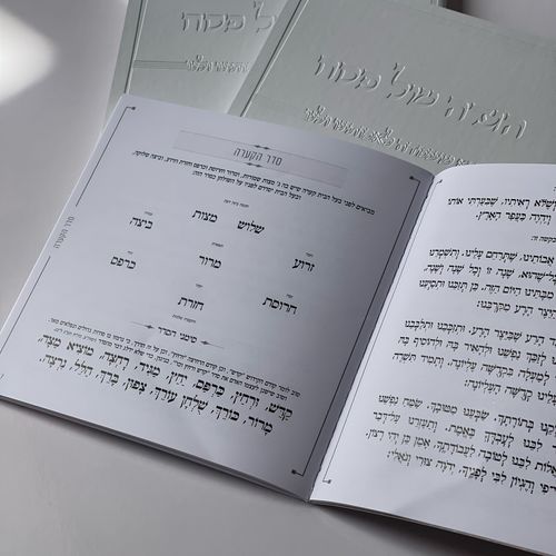 הגדה של פסח דמוי עור