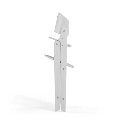 כיסא לתינוק Click & Fold 3-in-1 עם מגש, מושב תינוק ורתמת רצועות- לבן