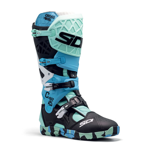 מגף רכיבה סידי שחור / תכלת - SIDI CROSSAIR X BOOTS