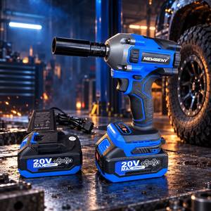 מפתח רטיטה נטען בראשלס 1/2 1000N  + שתי סוללות + מטען דגם NEWBANY
