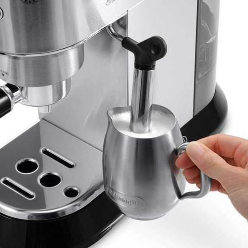 מכונת קפה עם מקציף חלב Delonghi DEDICA STYLE כסוף