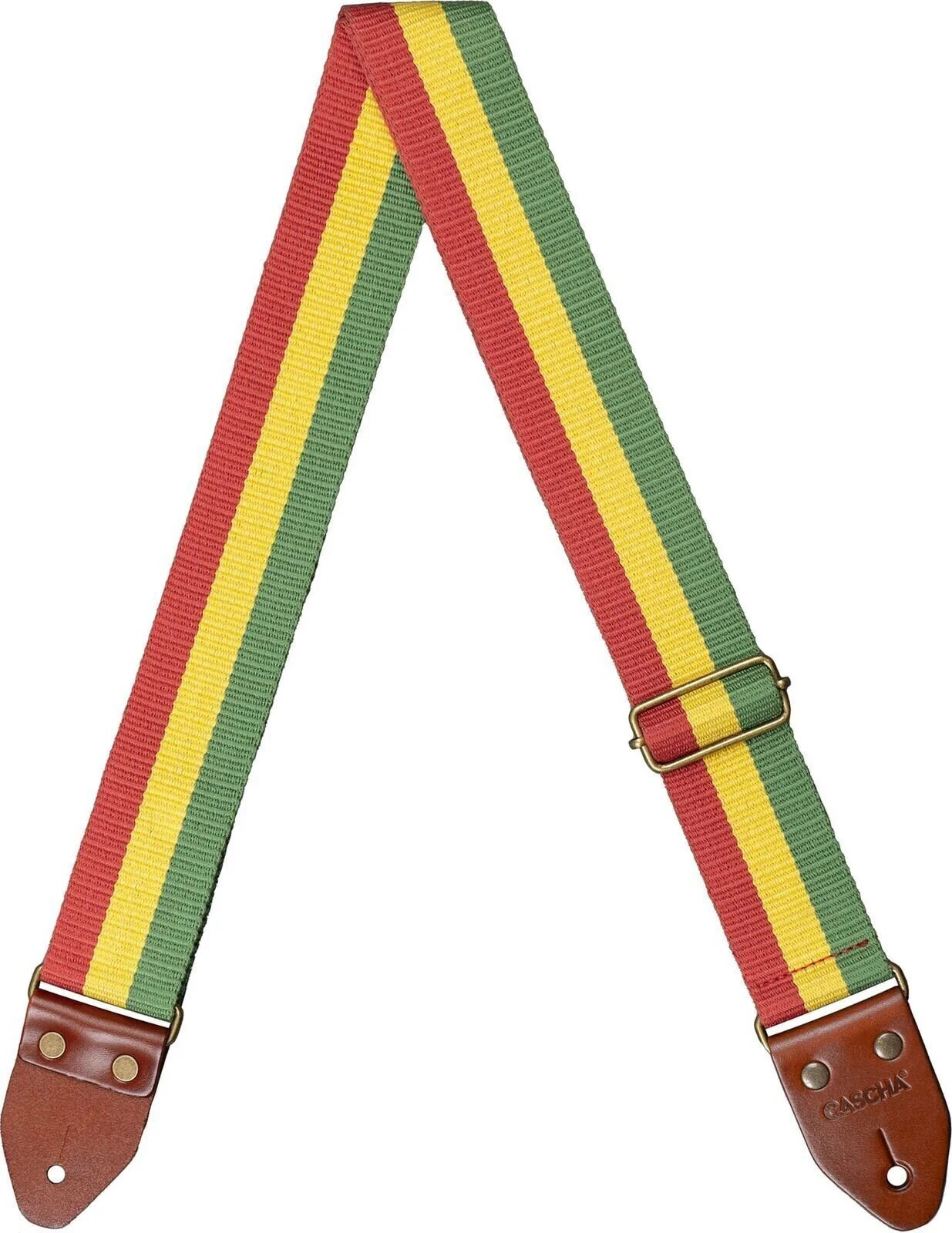 רצועה לגיטרה CASCHA CGS-CD3 COTTON RASTA