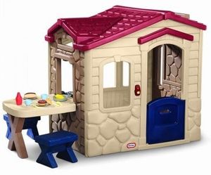 בית משחק לילדים פיקניק במרפסת - צבעי אדמה