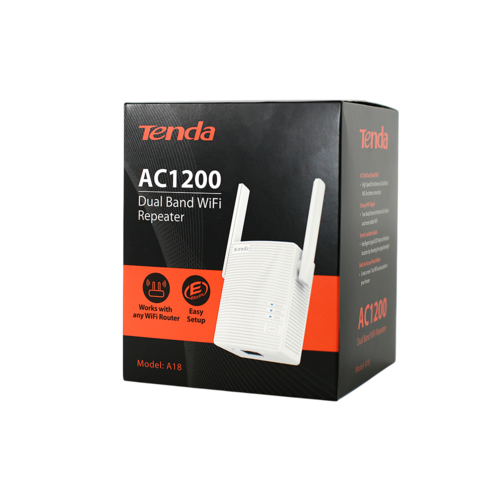 מגדיל טווח Wi-Fi מהיר וחזק - Tenda A18