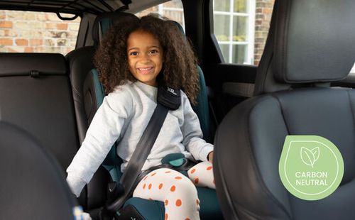 בוסטר לילדים קידפיקס אי-סייז Kidfix i-Size עם חיבור איזופיקס, אפשרות השכבה ומערכת סקיור גארד - בז' Teak