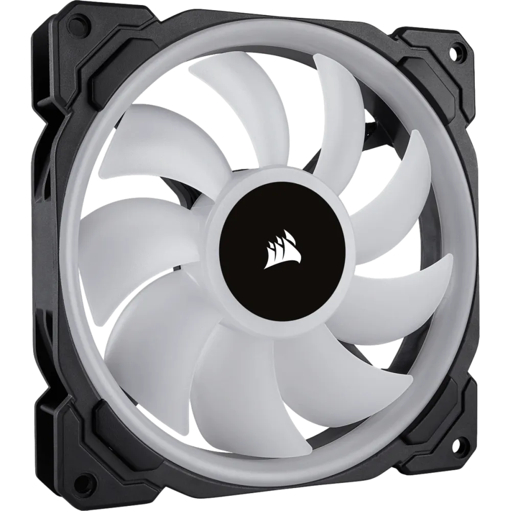מאוורר+בקר CORS LL140 RGB 2FAN