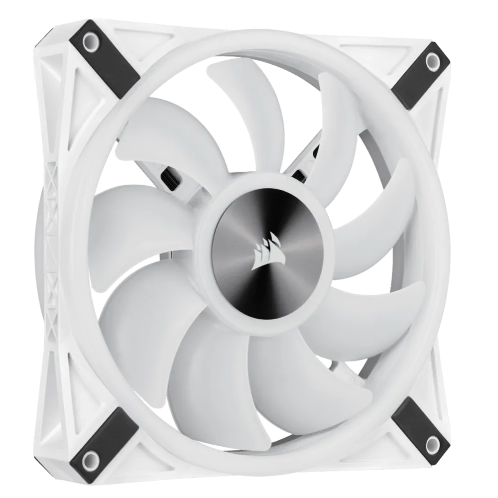 מאוורר לבן CORS QL140 RGB 1FAN