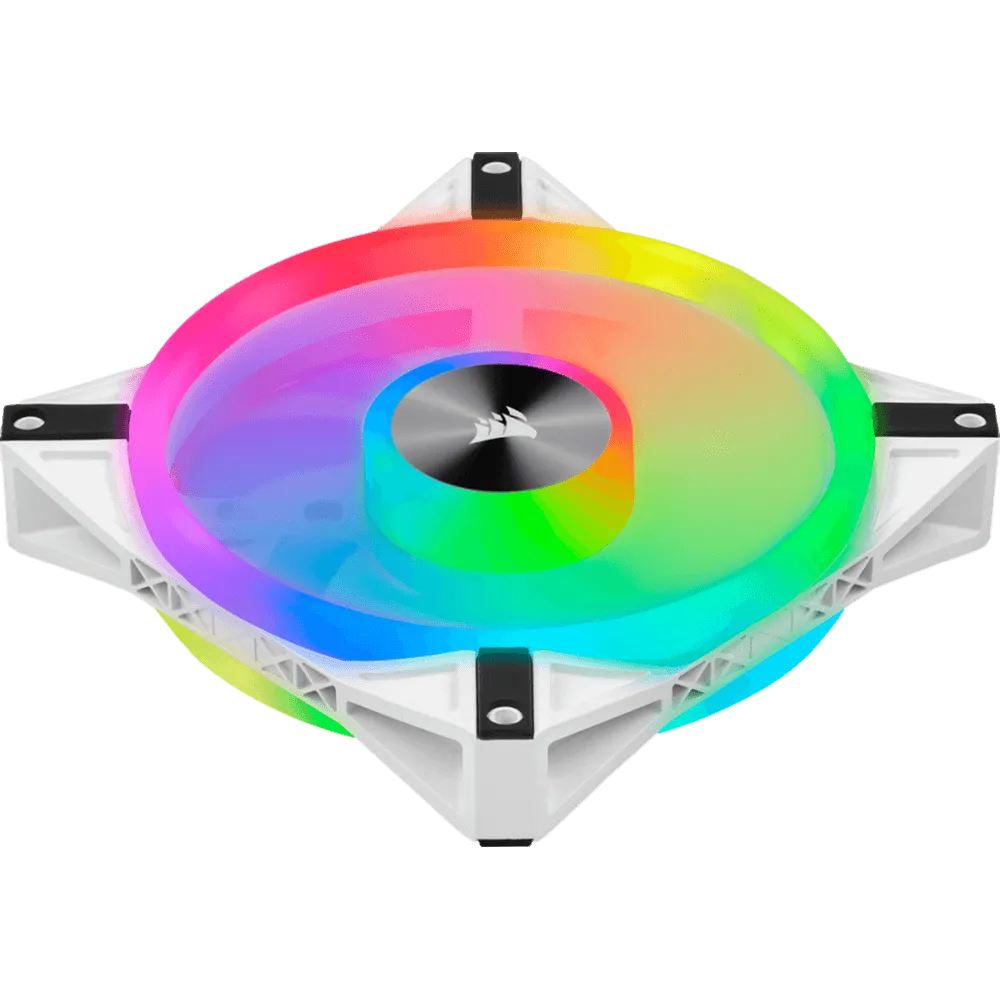 מאוורר לבן+בקר COR QL140 RGB2FAN