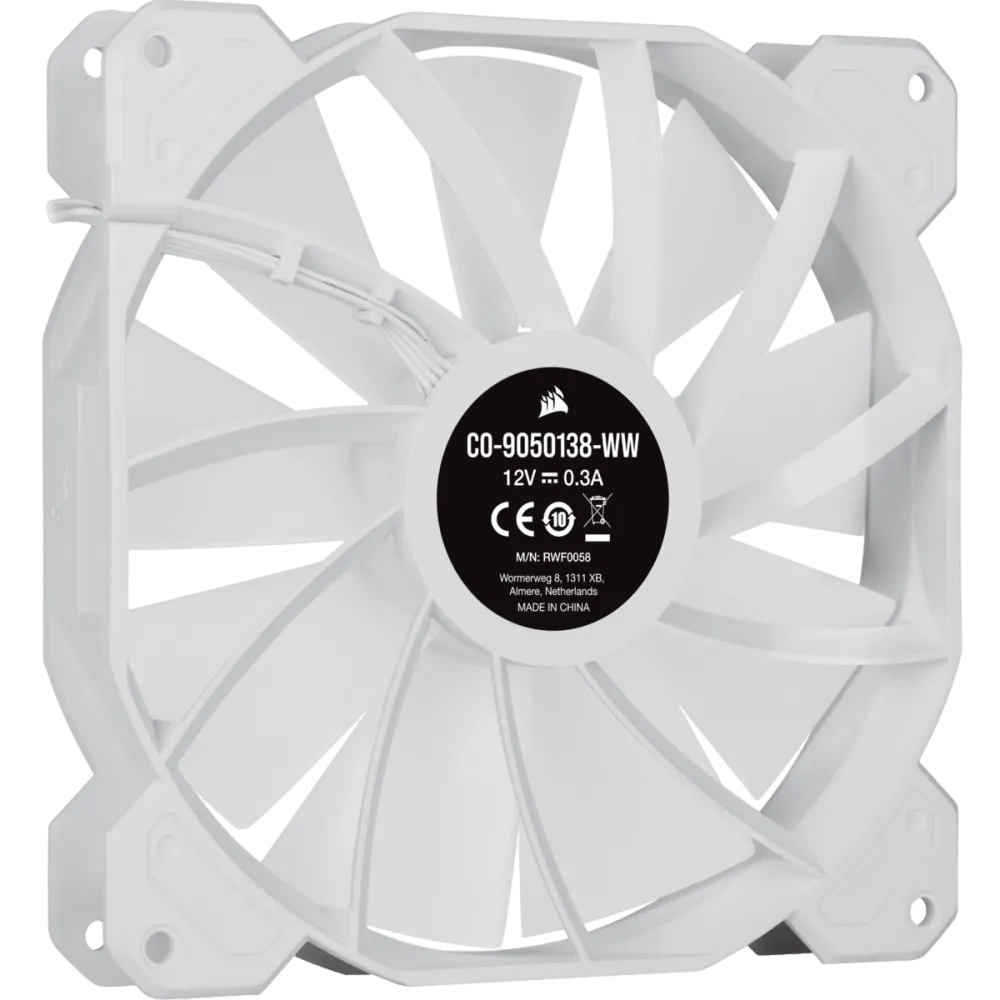 מאוורר לבן+בקר CORS SP140 EL2FAN