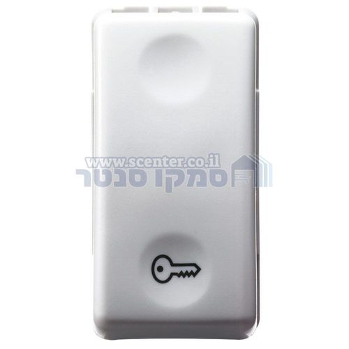 לחצן 1 מודול NO 10A עם מפתח Top System גוויס 