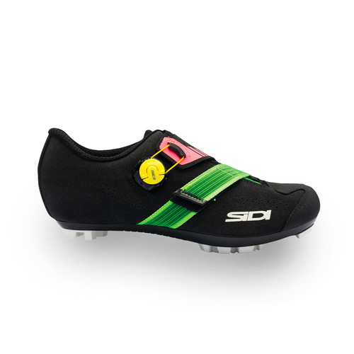 נעלי רכיבה לאופניים סידי שחור / ירוק / אדום - SIDI AERTIS MTB SHOES