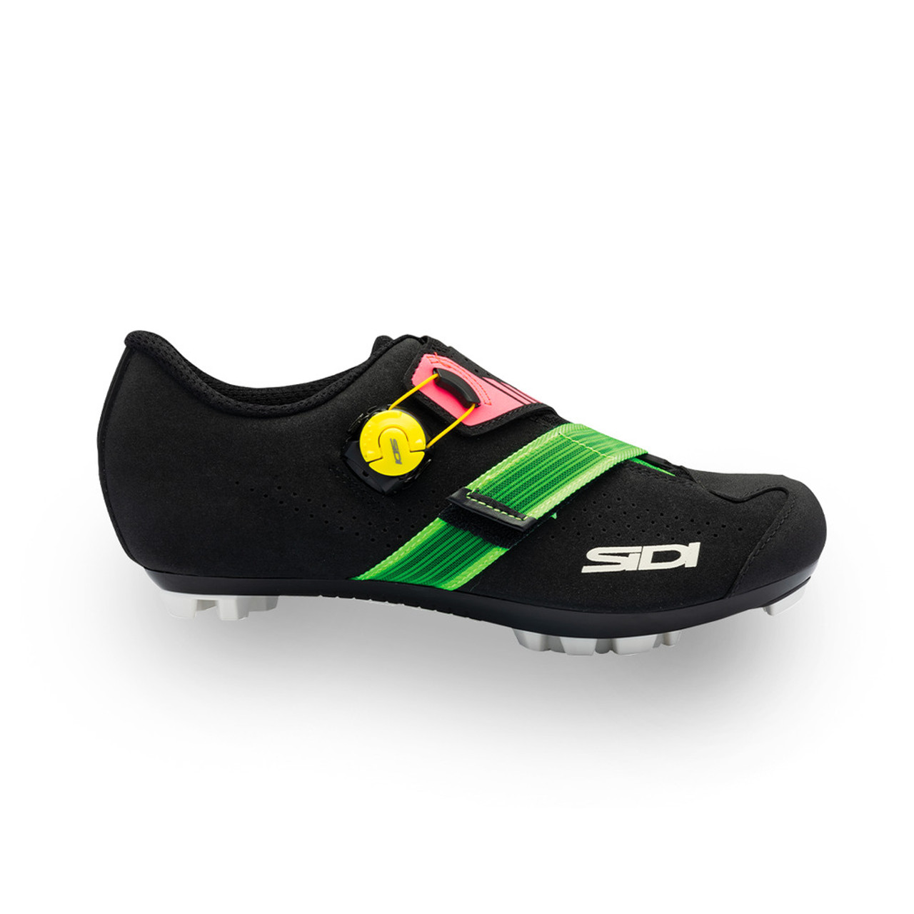 נעלי רכיבה לאופניים סידי שחור / ירוק / אדום - SIDI AERTIS MTB SHOES