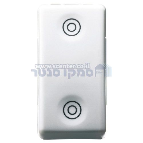 לחצן דו כיווני עם סימון כפול של עיגולים Top System NO 1-0-2 גוויס 