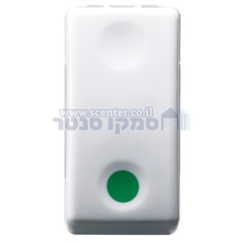 לחצן הפעלה ירוק 1 מודול Top System NO+NC 10A גוויס 